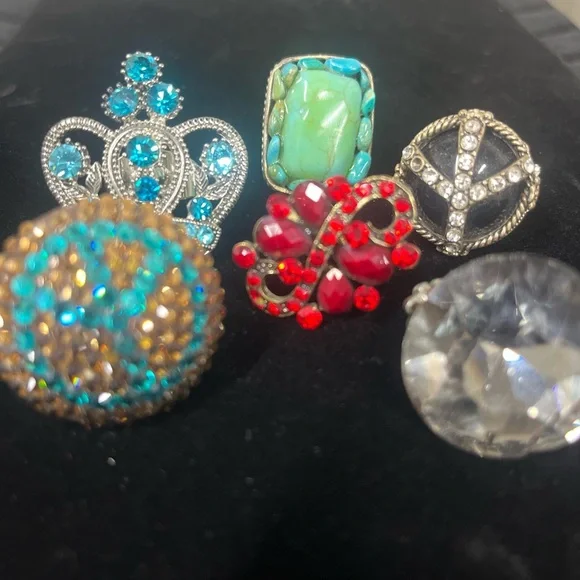 BUNDLE OF 6 RINGS - Picture 5 of 7